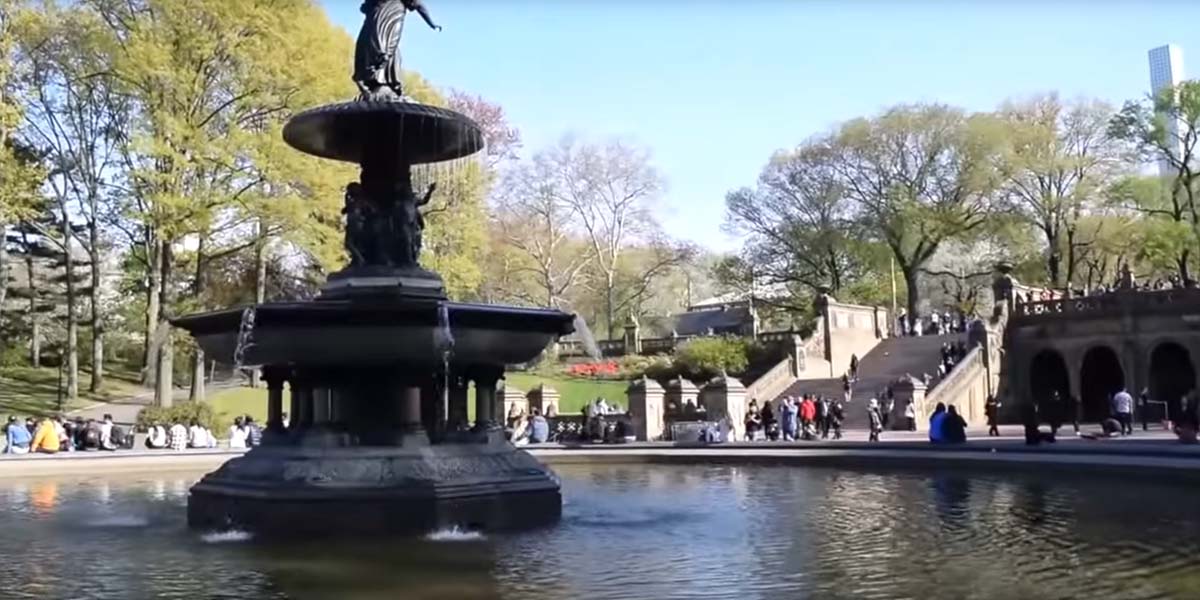 central park fountain new york ny