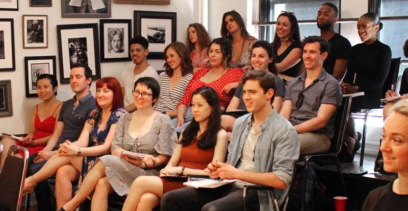 students in the two year acting program at maggie flanigan studio